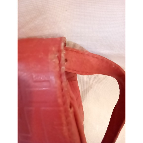 Fendi Zucca FF Red Leather Crossbody Bag - Picture 4 of 16